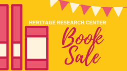 Heritage Research Center: Book Sale