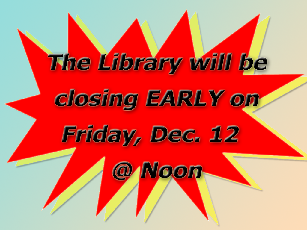 Closing at noon Dec 12, 2025