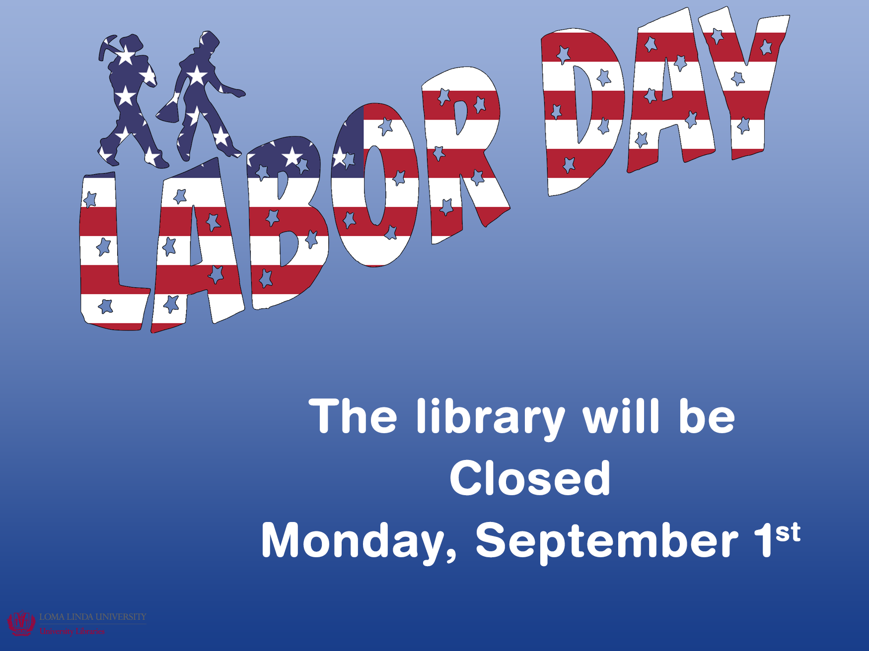 Library closed for Labor Day