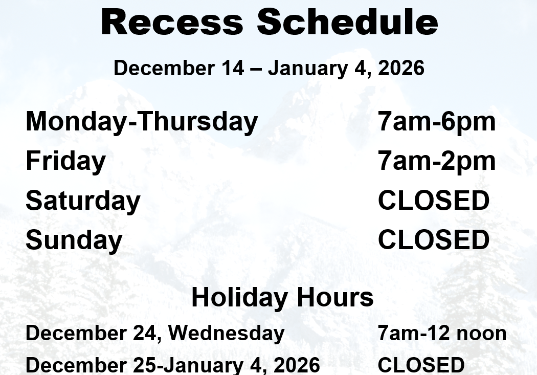 Listing of opening hours