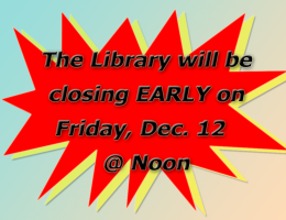 Closing at noon Dec 12, 2025