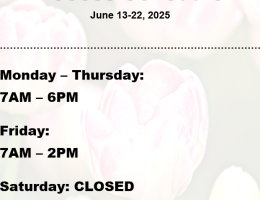Recess hours same as content text