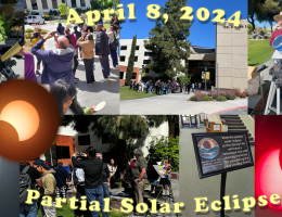 Collage of eclipse pictures