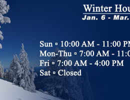 Winter hours 