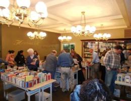 Lots of people came into the Heritage Research Center for its annual book sale last year