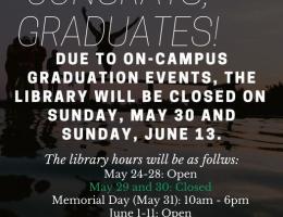 graduation closure information