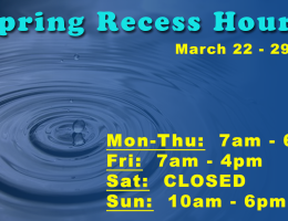 Recess hours